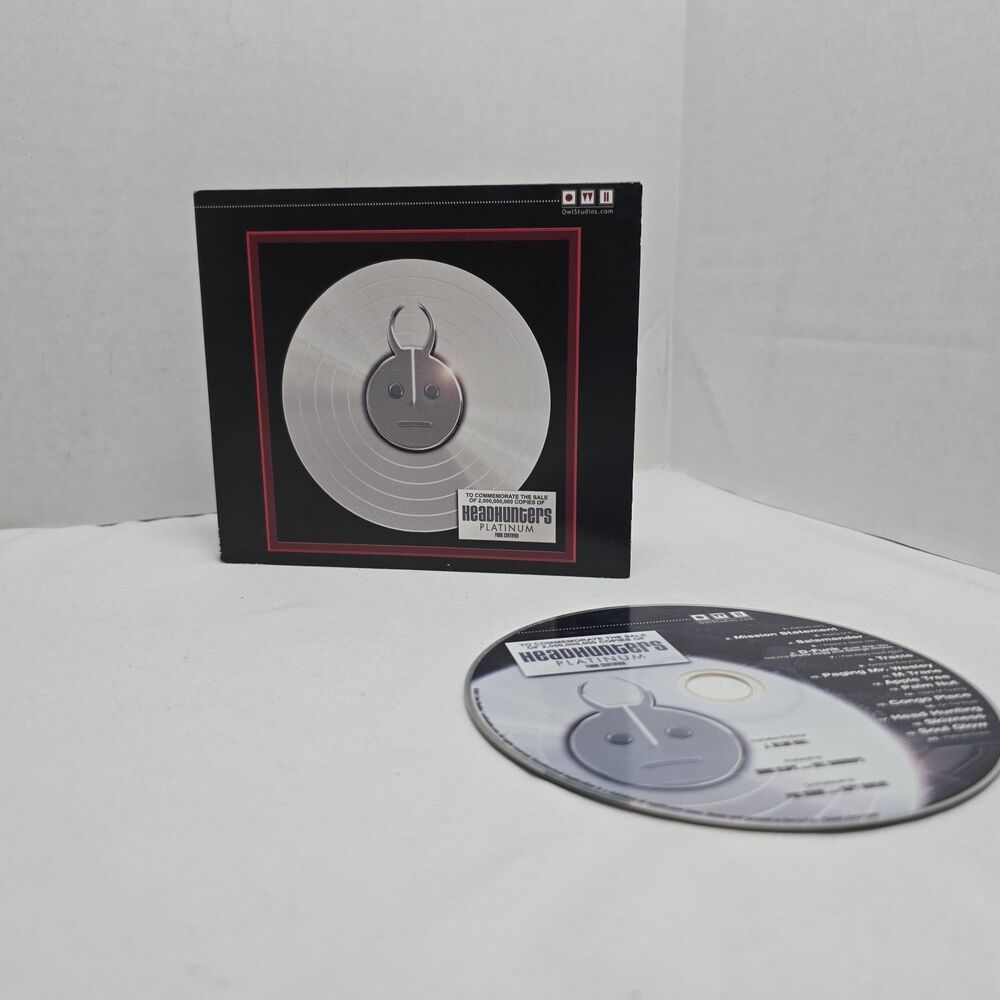 The Headhunters Platinum CD Rare Digipak Release Jazz-Funk OwlStudios 2011